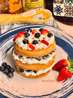 Foto di Super cicciopancake primaverile 🍓🫐