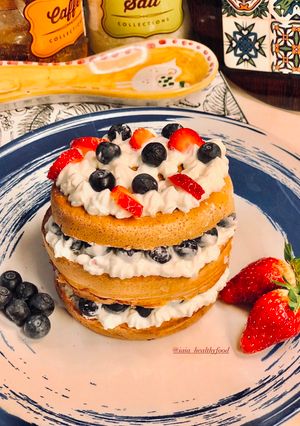 Foto di Super cicciopancake primaverile 🍓🫐