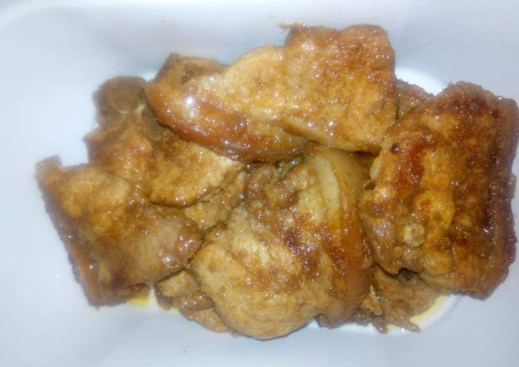 Recipe of Pan fried pork chop in 31 Minutes at Home