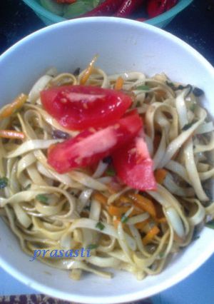 Foto resep Mie gepeng pedas