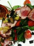 Red pepper Tuna steak