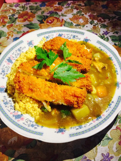 Foto resep Kare japan with chicken katsu + nasi jagung