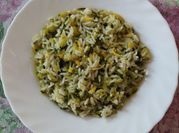 Una foto di risotto al limone