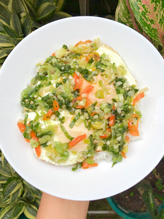 Foto resep 46. Nasi Telur Ceplok Daun Bawang