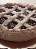 Crostata cu gutui și gem de caise