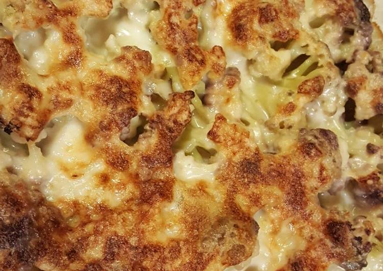 Cavolfiore viola gratinato