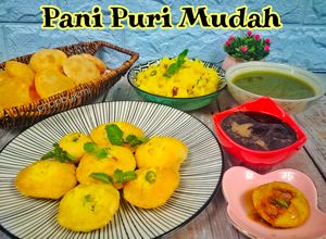 Gambar Pani Puri Mudah 🇮🇳