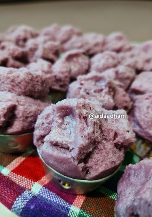 Foto resep Bolu Kukus Mekar Ubi Ungu