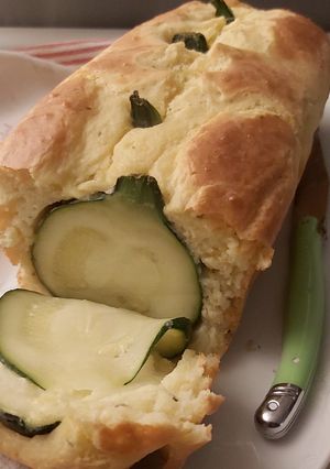 Une photo de Cake aux courgettes