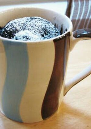 Una foto de Biscochuelo en taza(para microondas) en 3minutos