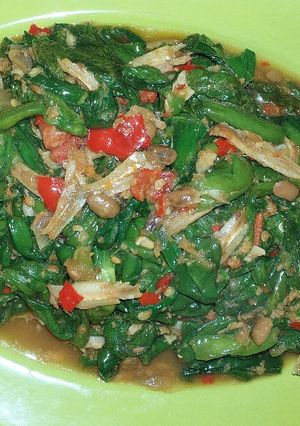 Foto resep Tumis pedas tauco genjer