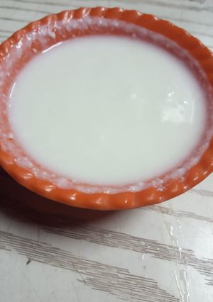 A picture of Homemade Sour curd.