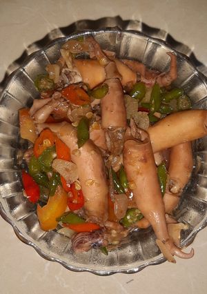Foto resep Cumi Asin Cabe Rawit Ijo