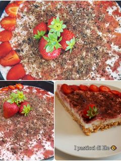 Foto di Cheesecake fredda alle fragole senza glutine