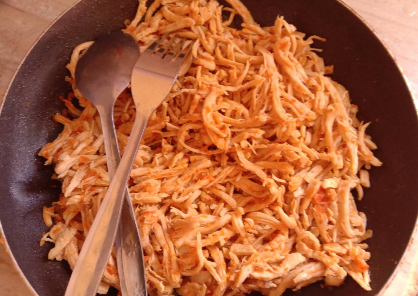 Ayam Suwir Rica-Rica ala DietQu