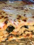 Lasaña de pollo y verdura