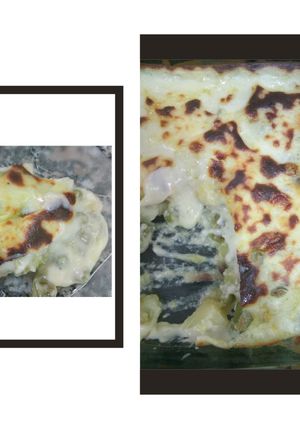 صورة لوصفة غراتان خضر