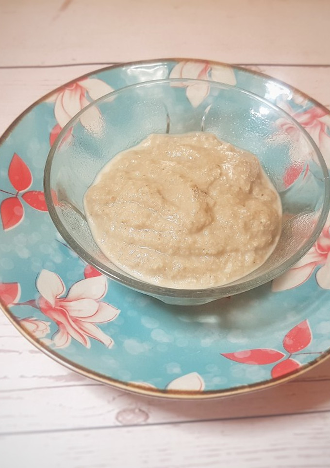 Una foto de Bechamel de champiñones