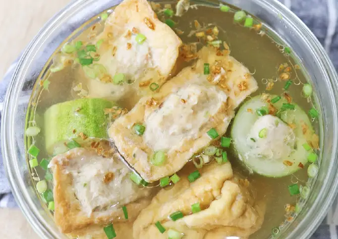 Tahu baso ayam udang