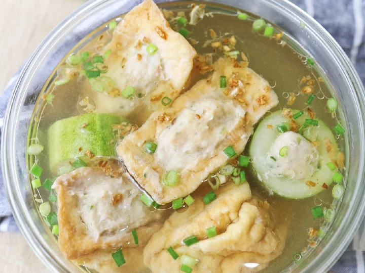 Cara Gampang Membikin Resep Tahu baso ayam udang yang Bisa Manjain Lidah Anti Ribet, Bisa Manjain Lidah