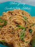 Bihun Goreng Sambal Ikan Bilis