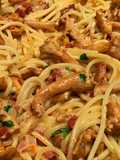 Pasta mit Pfifferlingrahm