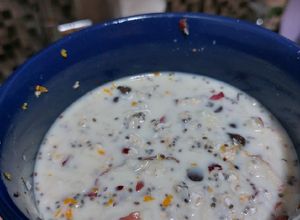 Una foto de Avena remojada en 5 minutos