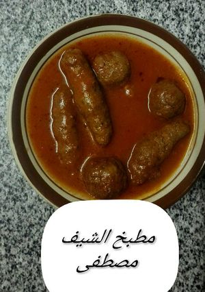 صورة لوصفة كفتة داود باشا
