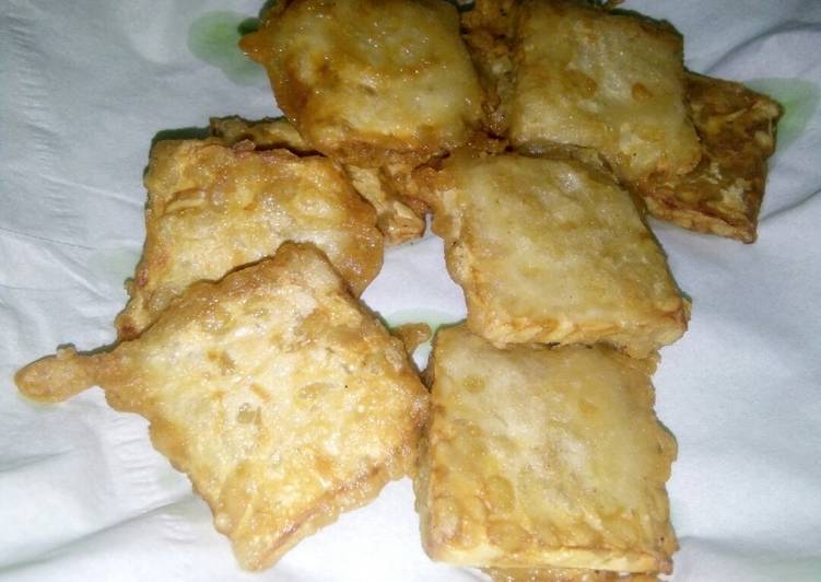 Tempe goreng sederhana