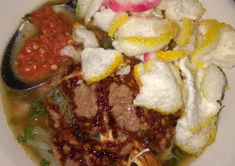 Resep Soto bening bumbu kacang ala banyumasan, Lezat Sekali