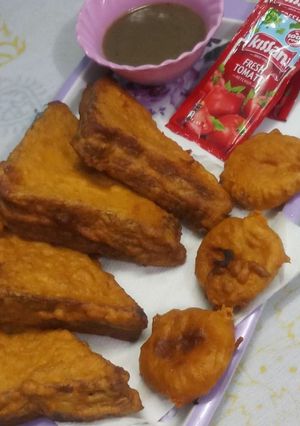 A picture of Bread pakoda.