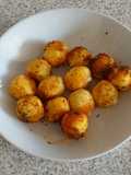 Gnocchi (ñoquis) de quesos en AirFryer jugositos