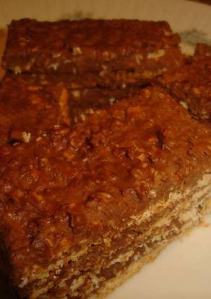 Una foto de Turrón de avena y chocolate