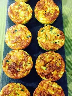 Una foto de Souflé de calabacín (con Thermomix)