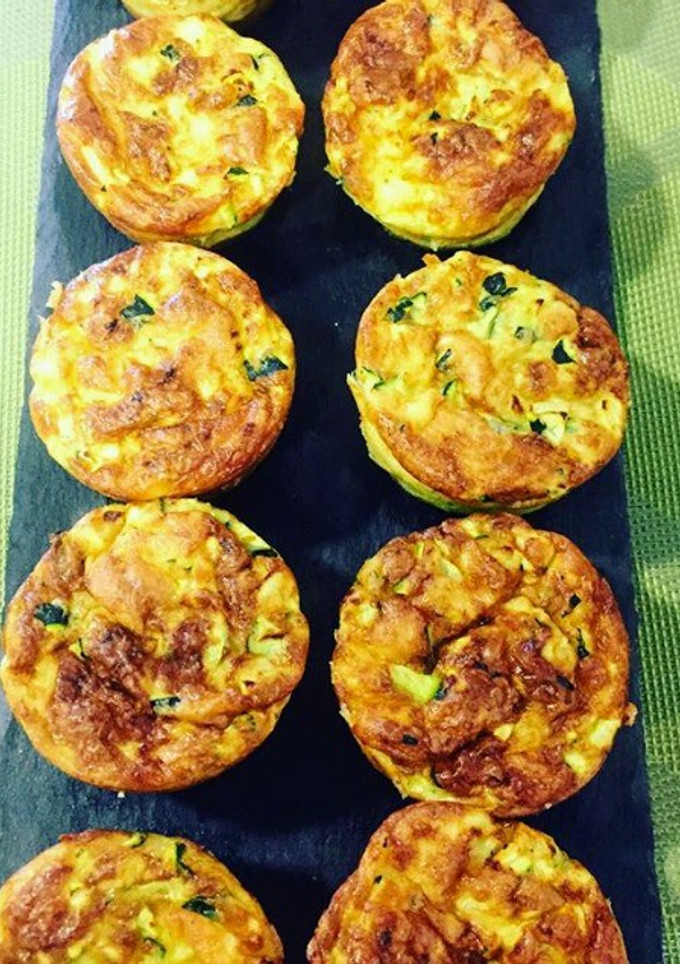 Una foto de Souflé de calabacín (con Thermomix)