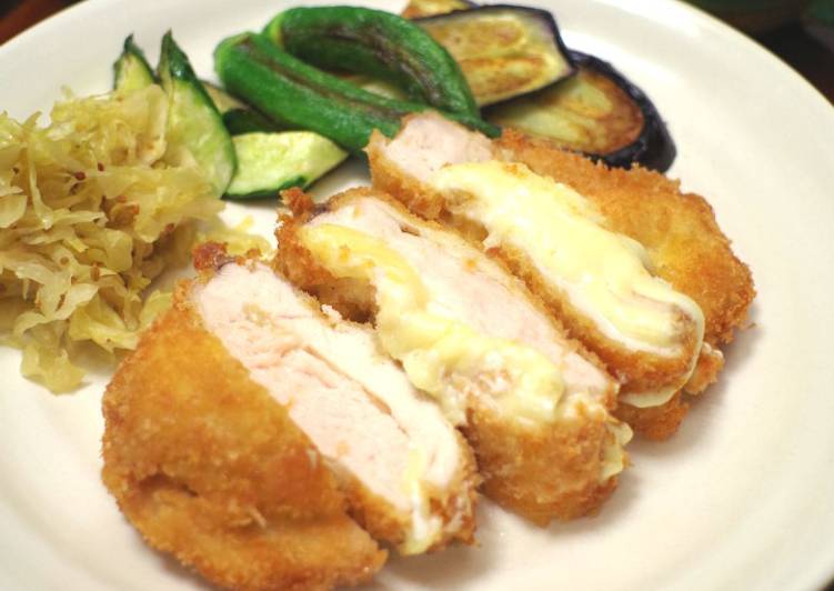 Recipe of Ultimate Cheese chicken katsu