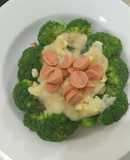 Bông cải xanh sốt khoai tây nghiền omachi trong 10p