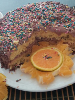 Foto de BOLO DE LARANJA E LIMÃO 🍰🍊🍋