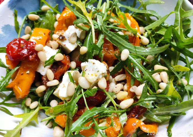 Салат с печёным перцем