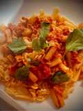 Pasta with Tomato and Cheese Sauce