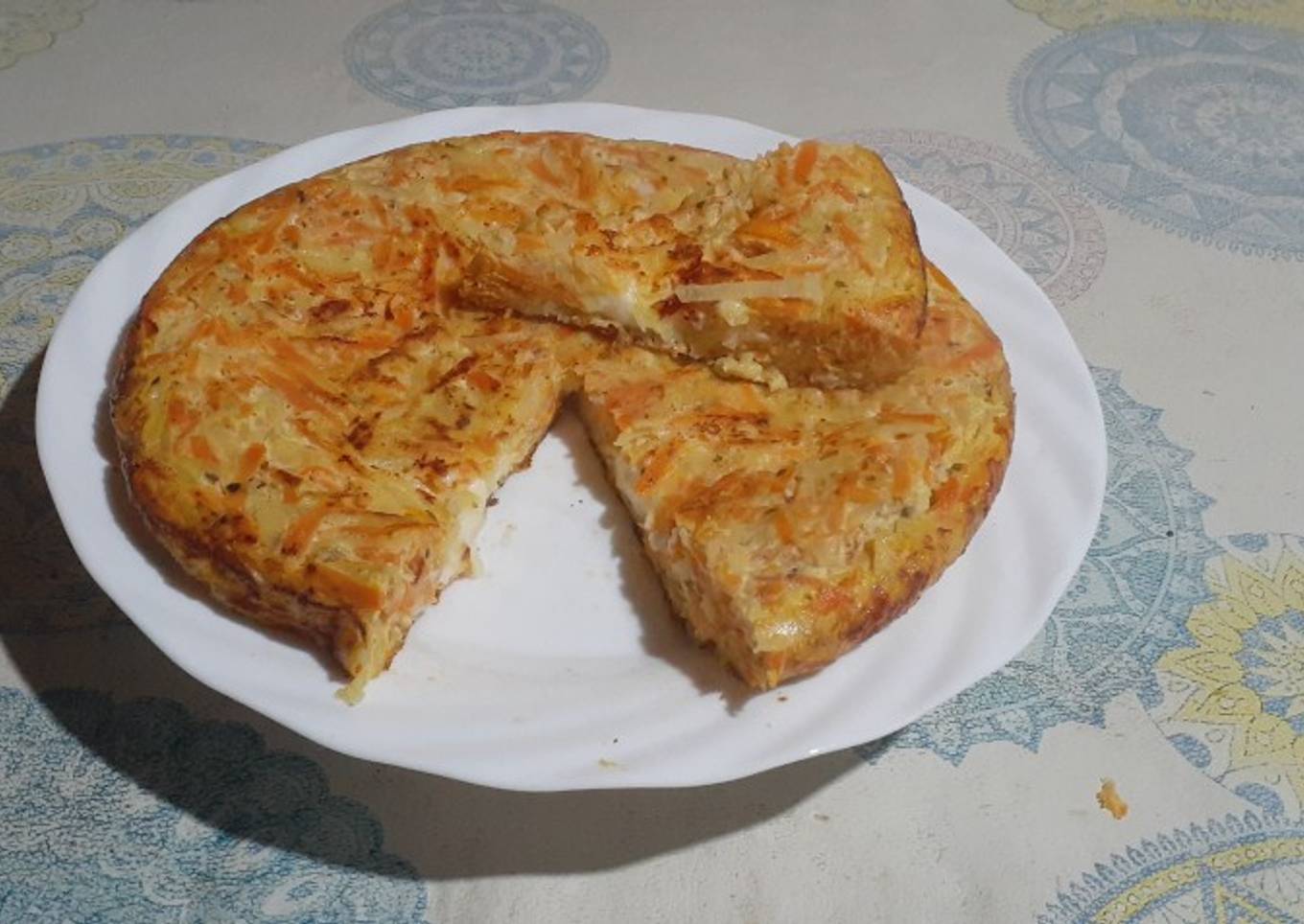 Tortilla súper fácil, rápida y saludable!