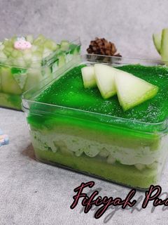 Foto resep Cake Dessert Box Melon