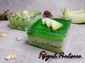 Foto resep Cake Dessert Box Melon