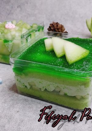 Foto resep Cake Dessert Box Melon