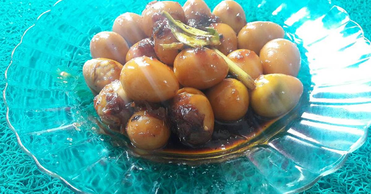 Resep Telur Puyuh Bumbu Kecap Oleh Widyaaudri Cookpad