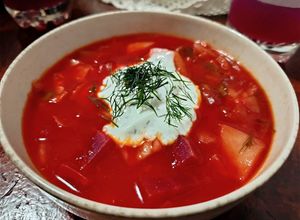 Foto principal de Borsch vegetariano // Bегетарианский борщ
