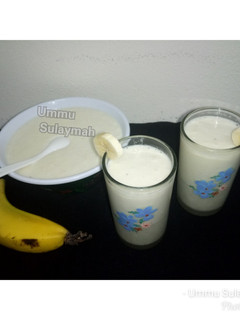 A picture of Banana & Coconut Milk Shake🍌.