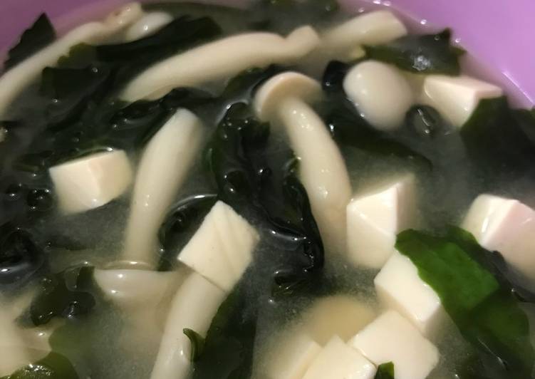 Cara Gampang Menyiapkan Miso soup, Lezat Sekali