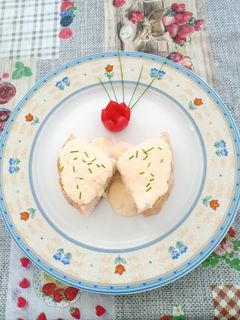 Tojáskrém, pirított gm zsemlével. Gluténmentes, laktózmentes recept fotója