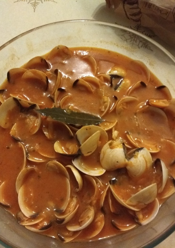 Una foto de Almejas en salsa con Monsieur Cuisine plus